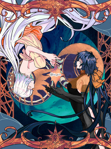 Celestial Goddesses Artprint